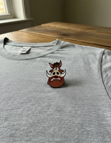 Pin Metálico Pumbaa Aterrorizado