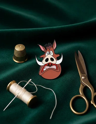 Pin Metálico Pumbaa Aterrorizado