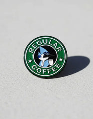 Pin Metálico Regular Coffee Mordecai
