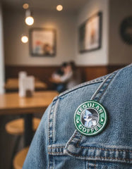 Pin Metálico Regular Coffee Mordecai