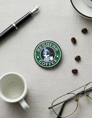 Pin Metálico Regular Coffee Mordecai