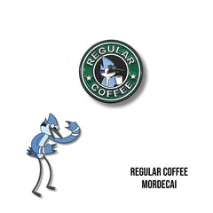 Pin Metálico Regular Coffee Mordecai