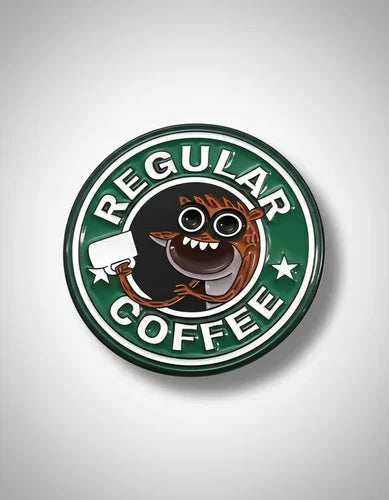 Pin Metálico Regular Coffee Rigby