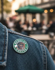 Pin Metálico Regular Coffee Rigby