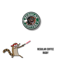 Pin Metálico Regular Coffee Rigby