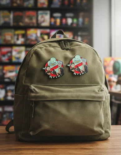 Pin Metálico Rick y Morty Cazafantasmas