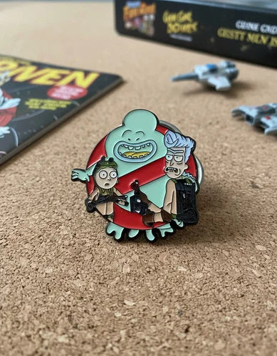 Pin Metálico Rick y Morty Cazafantasmas