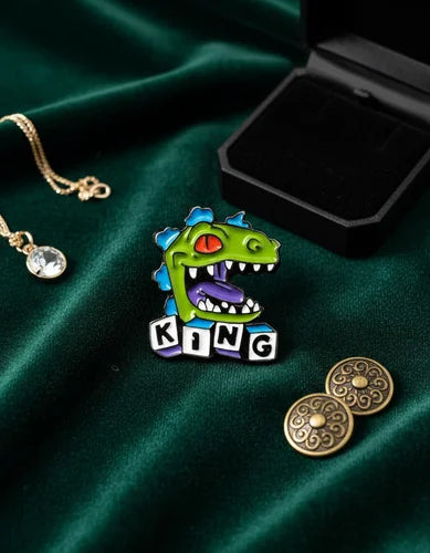 Pin Metálico Rugrats Reptar King