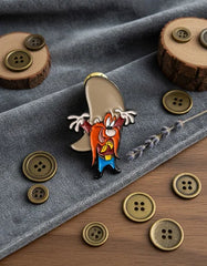 Pin Metálico Sam Bigotes