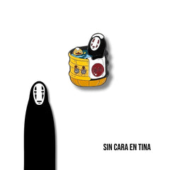 Pin Metálico Sin Cara en Tina