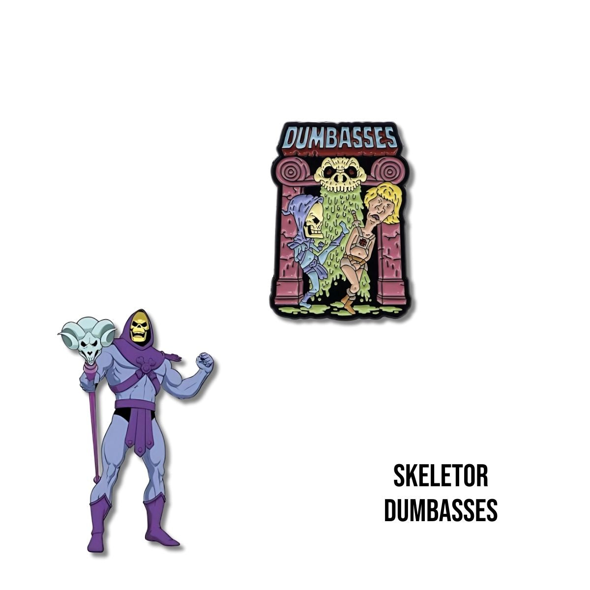 Pin Metálico Skeletor Dumbasses