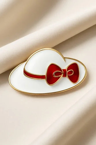 Pin Metálico Sombrero de Verano