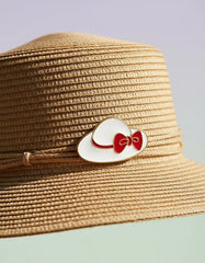 Pin Metálico Sombrero de Verano