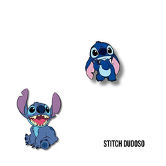 Pin Metálico Stitch Dudoso