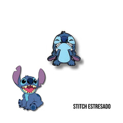Pin Metálico Stitch Estresado