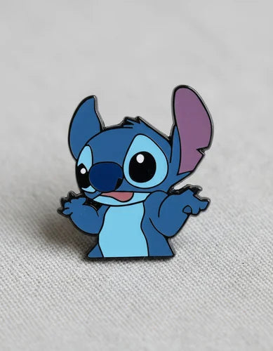 Pin Metálico Stitch Ni Modo