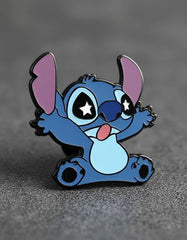 Pin Metálico Stitch Noqueado