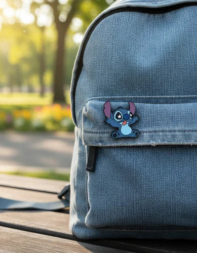 Pin Metálico Stitch Noqueado