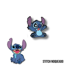 Pin Metálico Stitch Noqueado