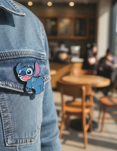 Pin Metálico Stitch Reverencia