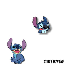 Pin Metálico Stitch Travieso