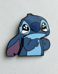 Pin Metálico Stitch con Ojitos Llorosos