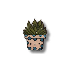 Pin Metálico Suculenta Lunares