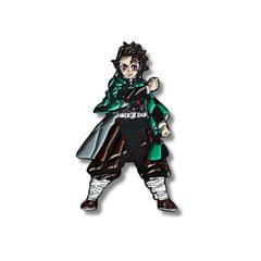 Pin Metálico Tanjiro Capa verde