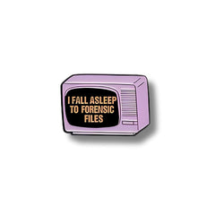 Pin Metálico Televisor Archivos Forenses