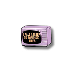 Pin Metálico Televisor Archivos Forenses