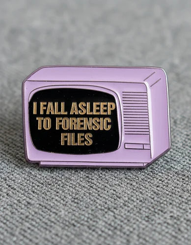 Pin Metálico Televisor Archivos Forenses