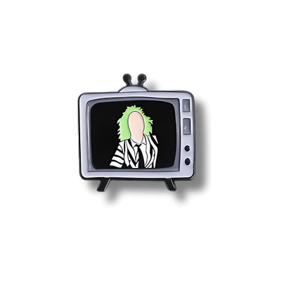 Pin Metálico Televisor Beetlejuice