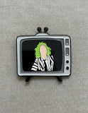 Pin Metálico Televisor Beetlejuice