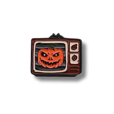 Pin Metálico Televisor Halloween