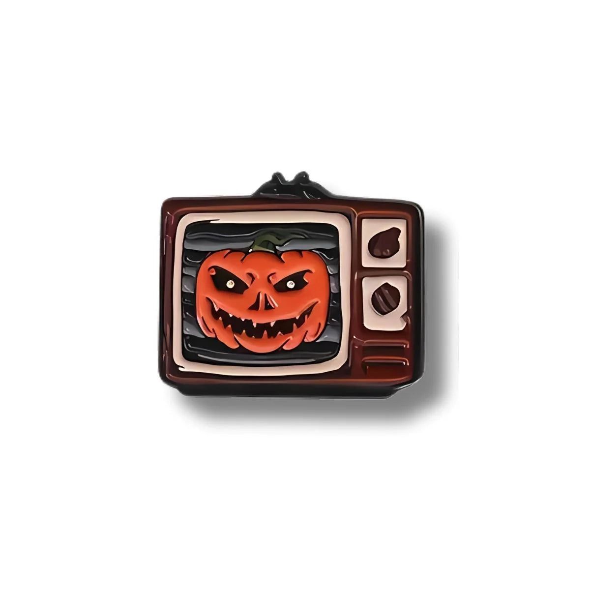 Pin Metálico Televisor Halloween