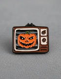 Pin Metálico Televisor Halloween
