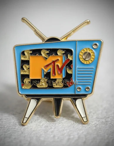 Pin Metálico Televisor MTV Retro