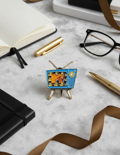 Pin Metálico Televisor MTV Retro