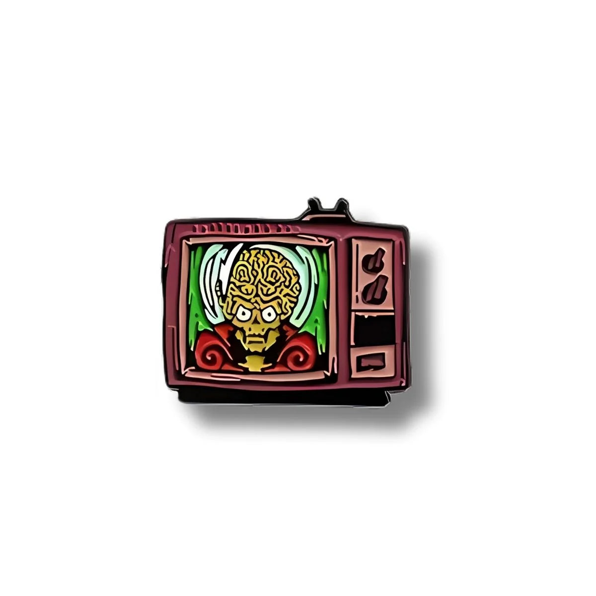 Pin Metálico Televisor Marcianos al Ataque