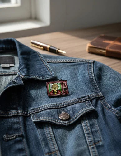 Pin Metálico Televisor Marcianos al Ataque