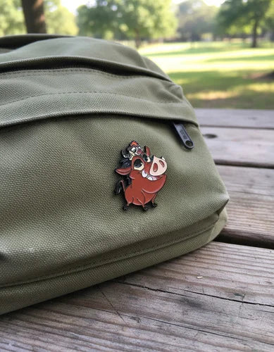 Pin Metálico Timón y Pumbaa Bebés