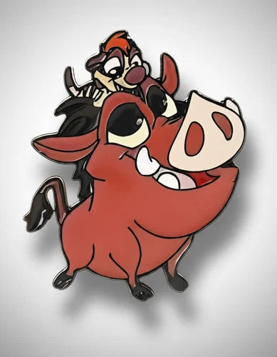 Pin Metálico Timón y Pumbaa Bebés