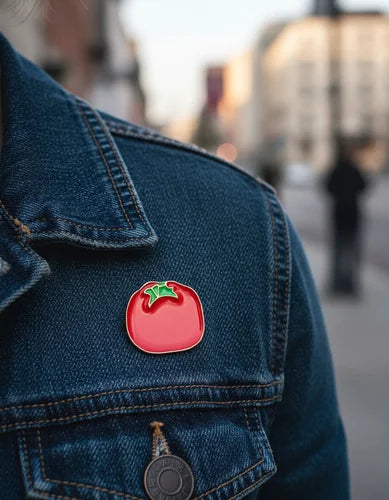 Pin Metálico Tomate Jugoso