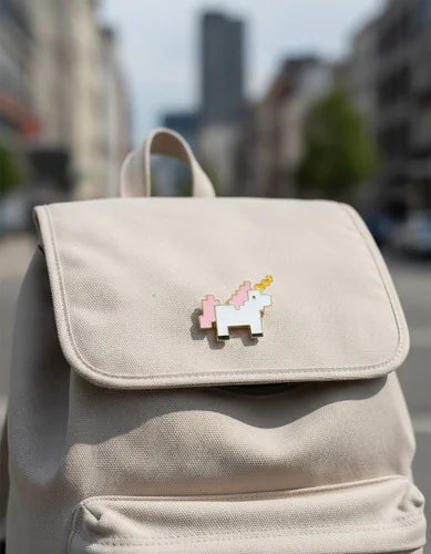 Pin Metálico Unicornio Pixelado
