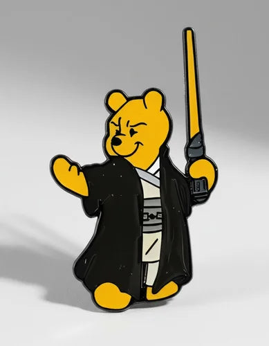 Pin Metálico Winnie Jedi