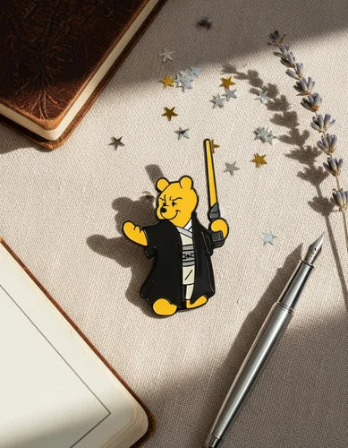 Pin Metálico Winnie Jedi