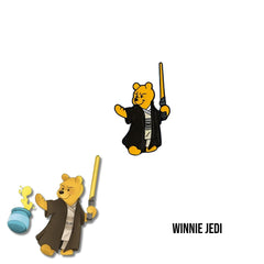 Pin Metálico Winnie Jedi