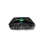 Pin X Box negro con verde