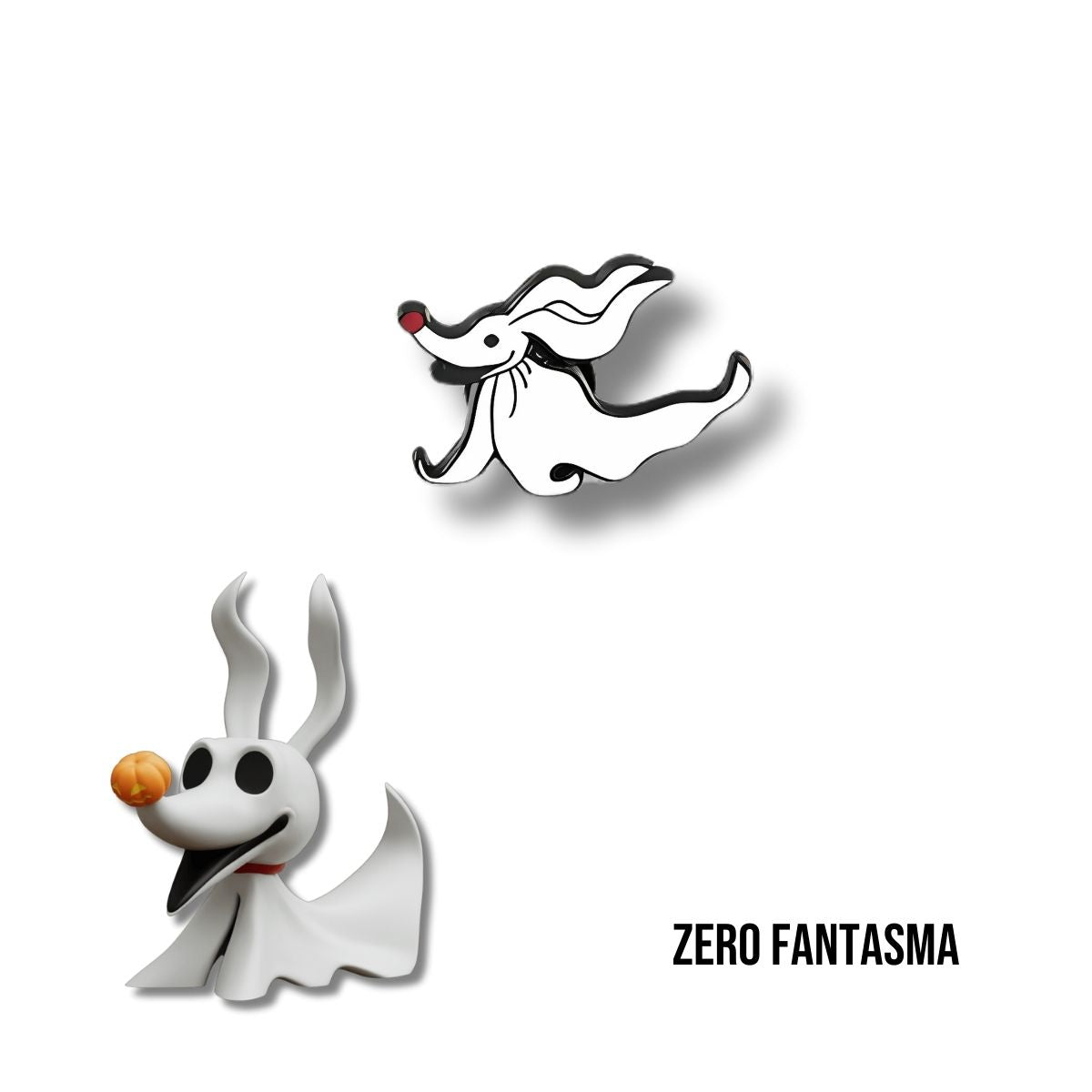 Pin Metálico Zero Fantasma