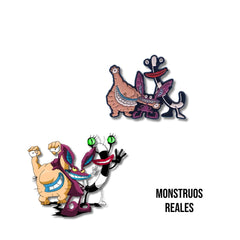 Pin Metálico ¡Aaahh! Monstruos Reales